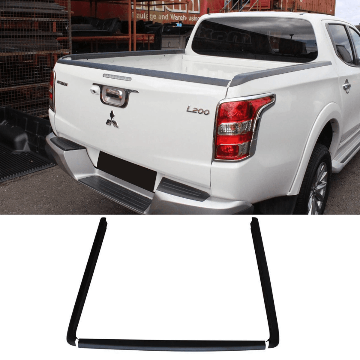 Mitsubishi L200 Series 5 - 6 - 2016 On - Double Cab Load Bed Rail Caps