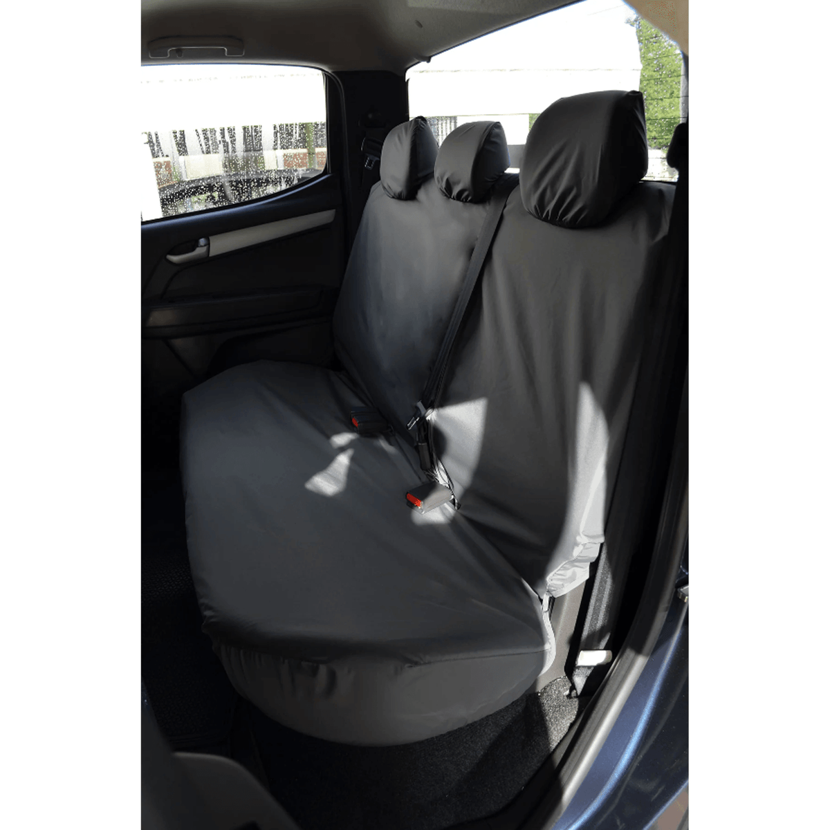 Isuzu D-max 2012 - 2021 - Rear Seat Covers - No Armrest - Black