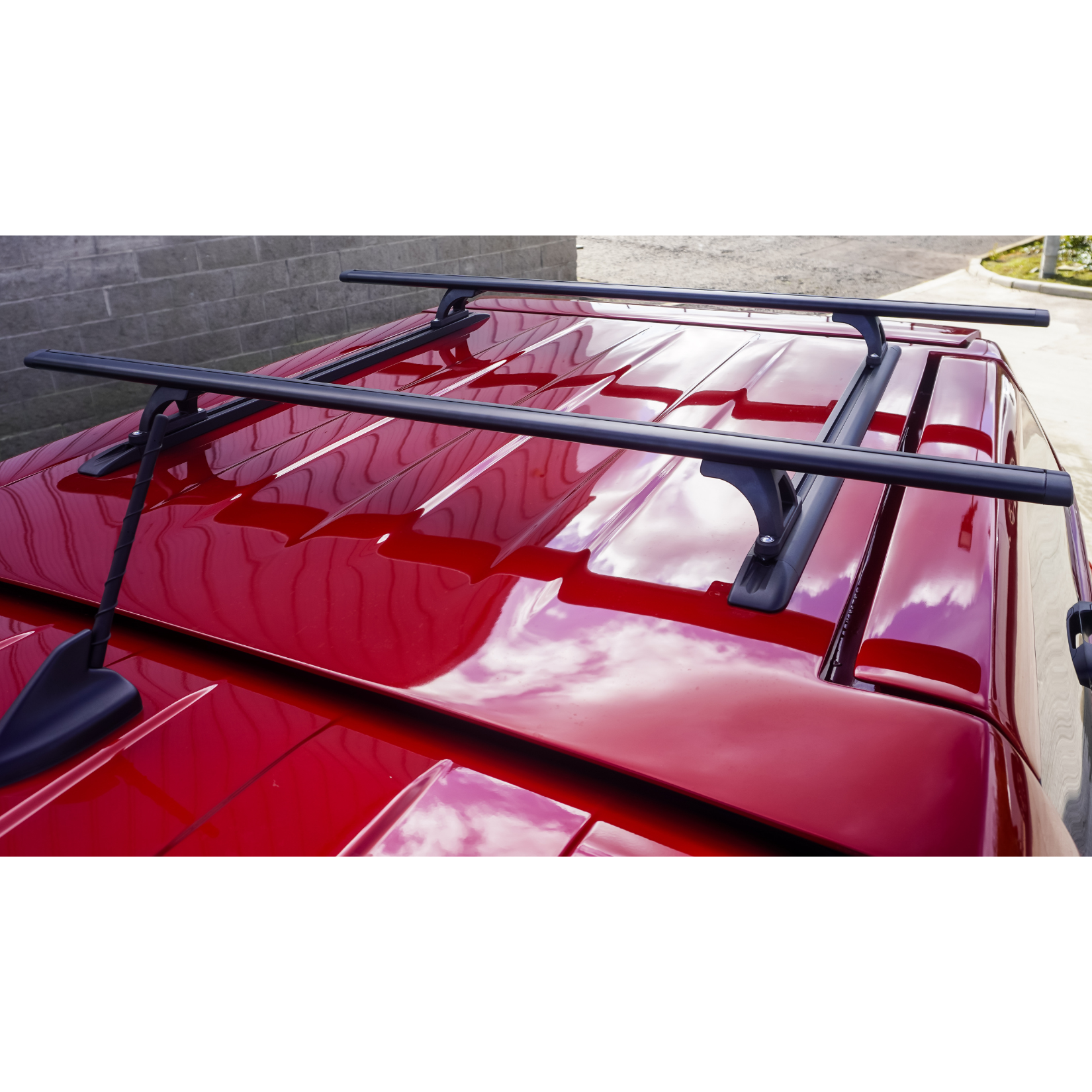 Ridgerail V2 Crossbars - Cross Bars Rails For Roll Top Tonneau Cover - Black