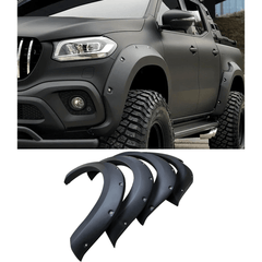 Mercedes X-class W470 2017+ Wheel Arch Kit In Matte Black