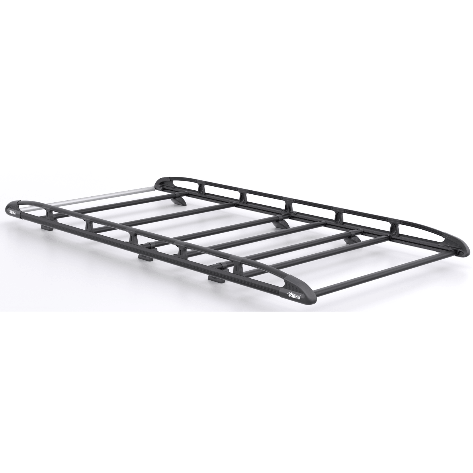 Rhino KammRack Black Aluminium Van Roof Rack - Ford Transit Custom 2023 On SWB Low Roof (L1H1) Twin Rear Doors