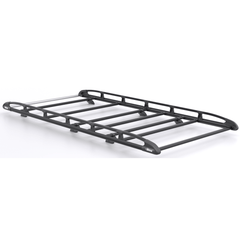 Rhino KammRack Black Aluminium Van Roof Rack - Ford Transit Custom 2023 On SWB Low Roof (L1H1) Twin Rear Doors