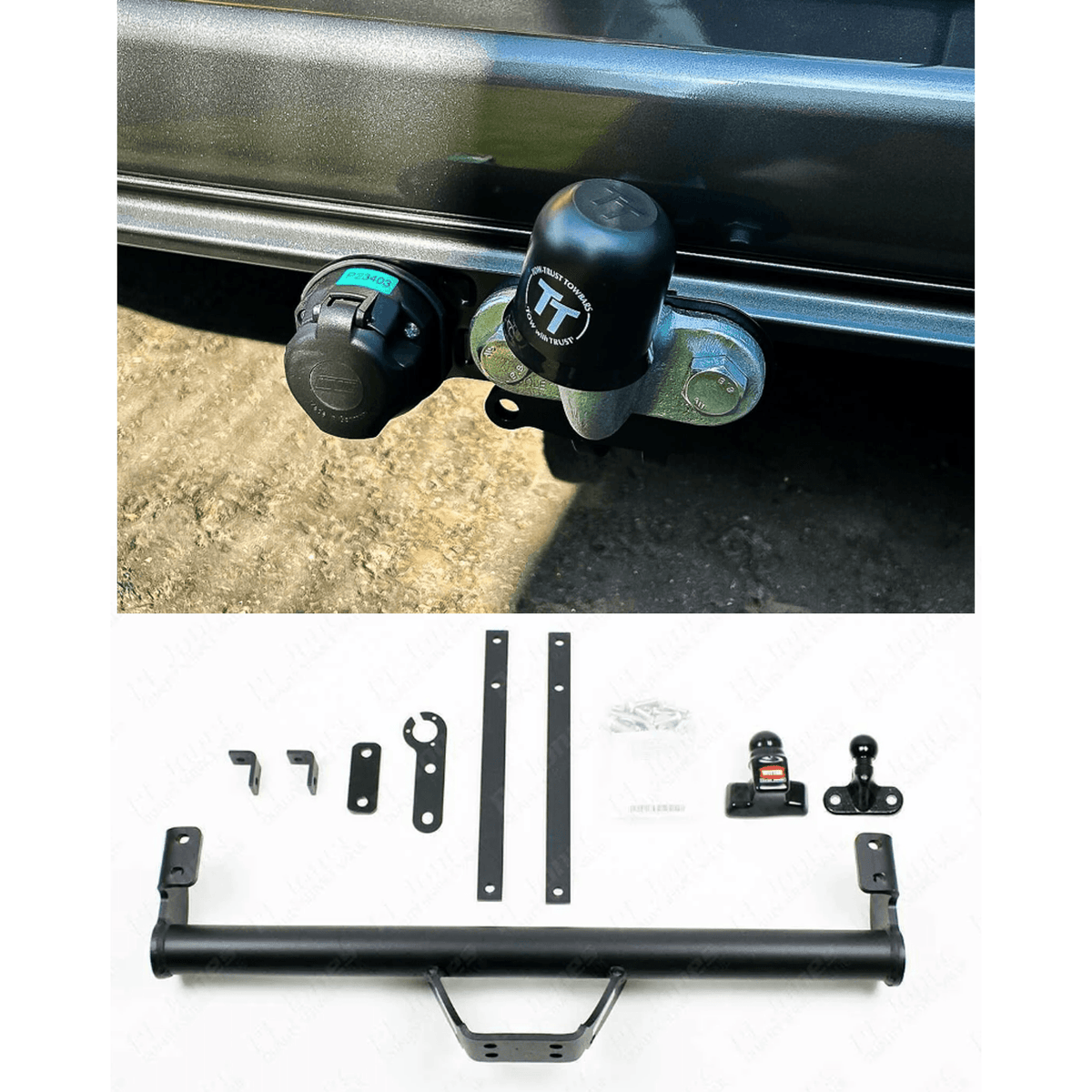 Citroen Berlingo Swb 08+ Tow Bar - Peugeot Partner Swb 08+ - Combo Swb 08+ - Pro Ace City 20+