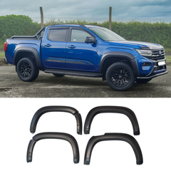 VW Amarok 2023 On Wheel Arches 6 PC Set In Matt Black