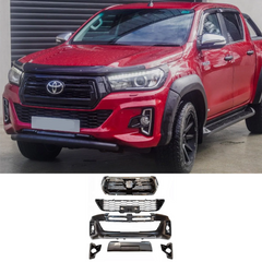 Toyota Hilux Mk8 2016-2020 - Front Bumper Conversion - Invincible X - Rocco Edition - Set