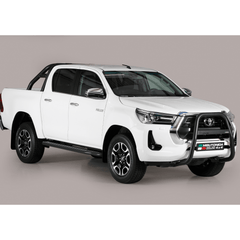 Toyota Hilux 2021 Misutonida Front High Bar - 63mm - In Black