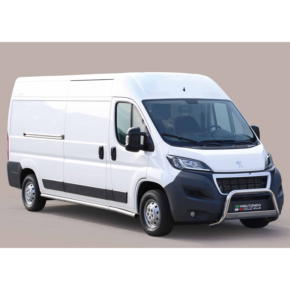 Peugeot Boxer 2014 On Misutonida Eu Approved Front A-bar - 63mm - Stainless Finish