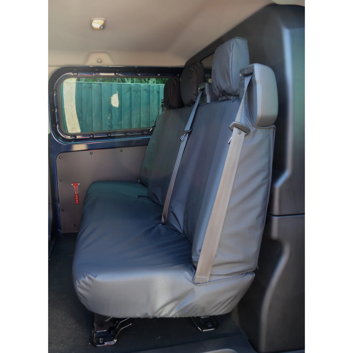 VW Transporter T7 2025+ Rear DCIV Seat Cover - In Black