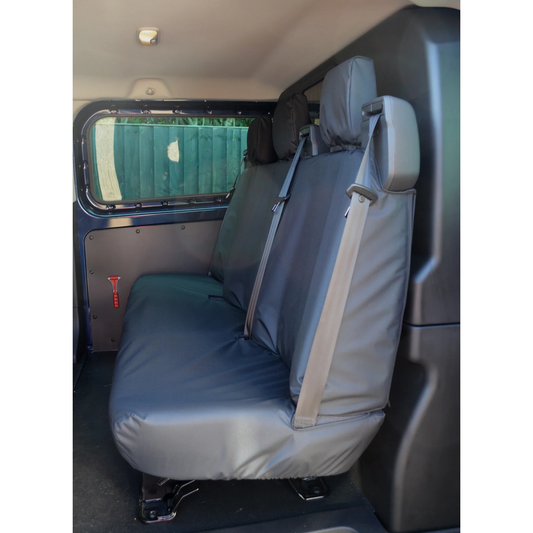 VW Transporter T7 2025+ Rear DCIV Seat Cover - In Black