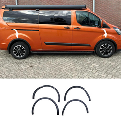 Ford Transit Custom Mk1 Facelift 2018 - 2024 - Wheel Arch Trims (10pcs) - Gloss Black