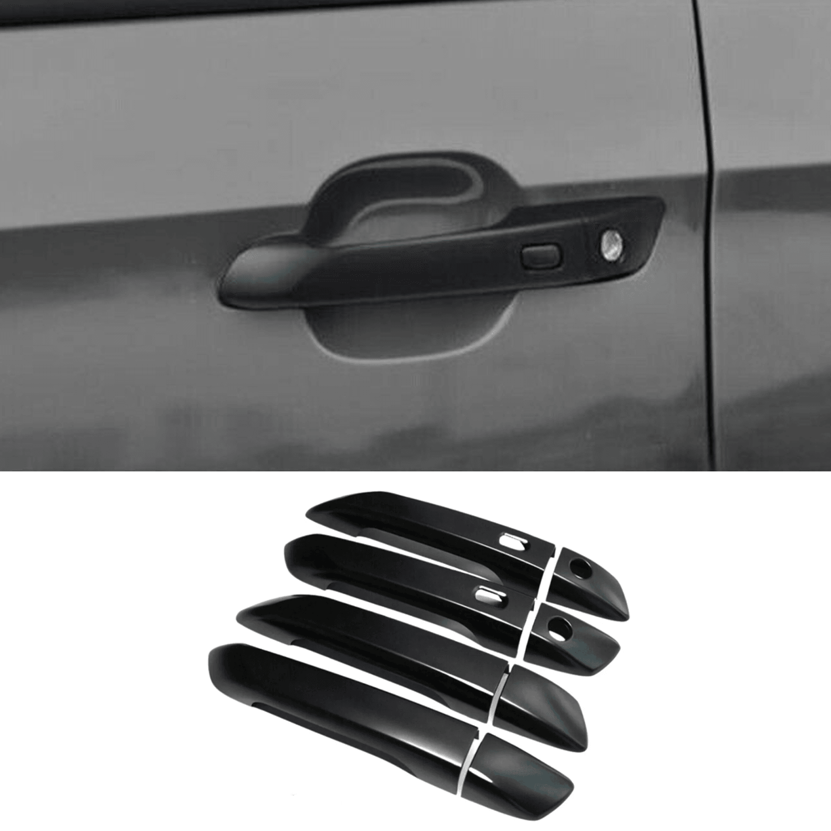 Isuzu D-max 2021 On Stx Door Handle Covers - Set - In Black