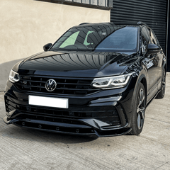 Volkswagen Tiguan MK2 R / R-Line 2020+ Risper Front Splitter - Gloss Black