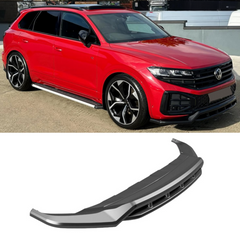 Volkswagen Touareg MK3 Facelift R Line 2023+ Front Splitter In Gloss Black