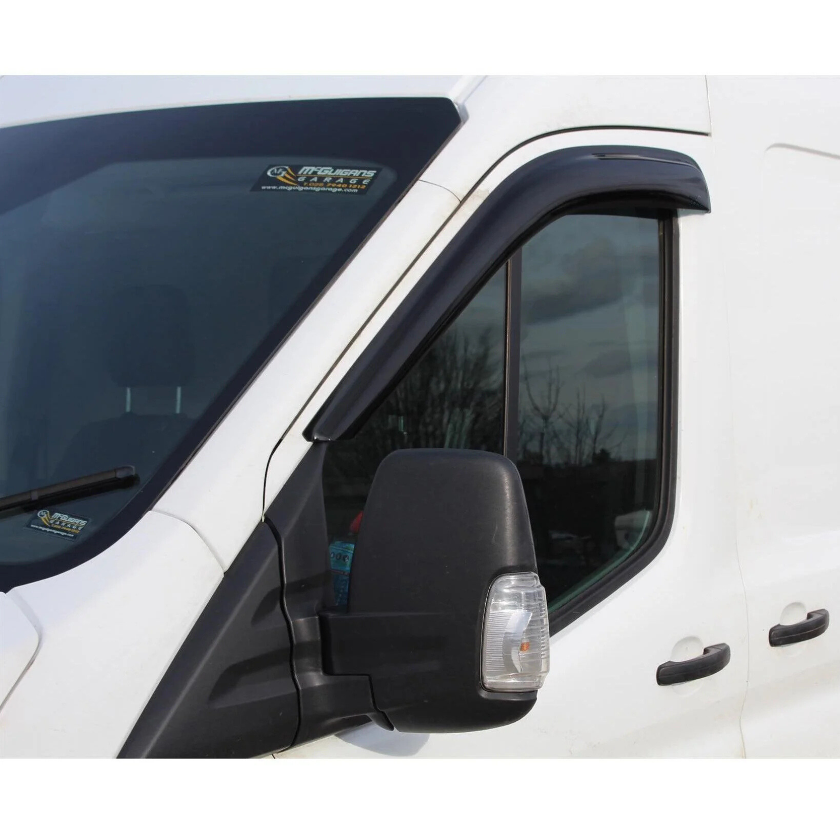 Ford Transit Mk8 2014 On Stx Wind Deflectors - External Fit