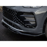 VW Tayron R-Line MK1 2025 On Front Splitter In Gloss Black