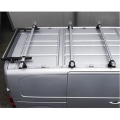 Vivaro 2019 On Multipack Ridgerack Silver Roof Rack Crossbars With Roller And Load Stops