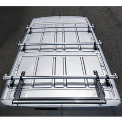 Vivaro 2019 On Multipack Ridgerack Silver Roof Rack Crossbars With Roller And Load Stops