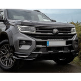 Volkswagen Amarok 2023+ Wide Trak Front Valance Splitter In Gloss Black