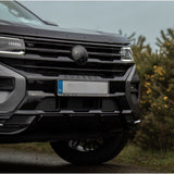 Volkswagen Amarok 2023+ Wide Trak Front Valance Splitter In Gloss Black