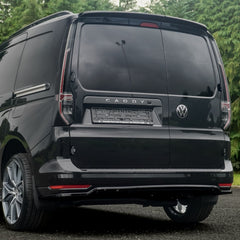 Volkswagen Caddy Mk5 2021+Rear Bumper Splitter In Gloss Black