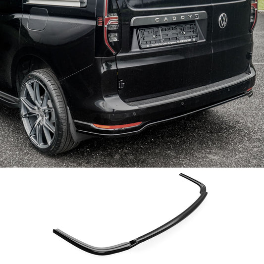Volkswagen Caddy Mk5 2021+Rear Bumper Splitter In Gloss Black 1650