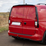 Volkswagen Caddy Mk5 2021+Rear Bumper Splitter In Gloss Black