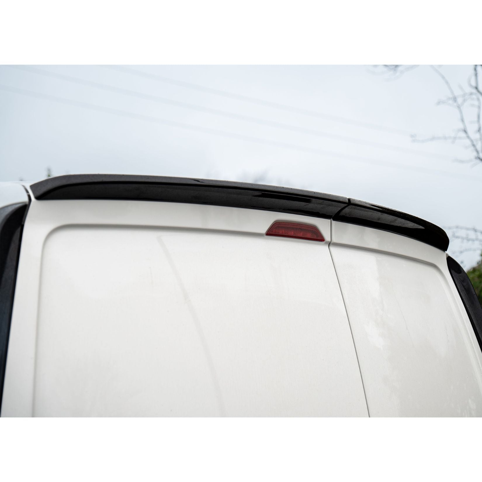 Volkswagen Caddy Mk5 2021+ Rear Spoiler Barn Door In Gloss Black