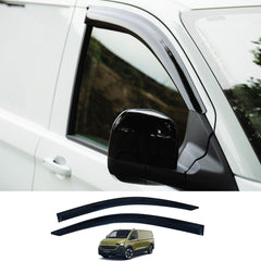 Volkswagen Transporter T7 2024 On Stx Wind Deflectors – External Fit
