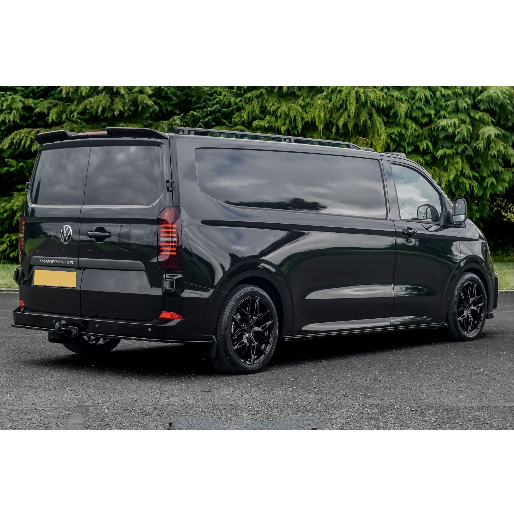 Volkswagen Transporter T7 2024+ SWB Sport Style Roof Rails In Black