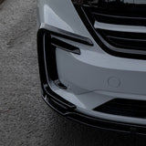 Volkswagen Transporter T7 2025 on Front Splitter Lip In Gloss Black