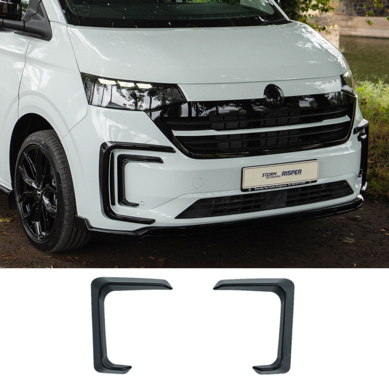Volkswagen Transporter T7 2025 on Inner Canard Loops In Gloss Black