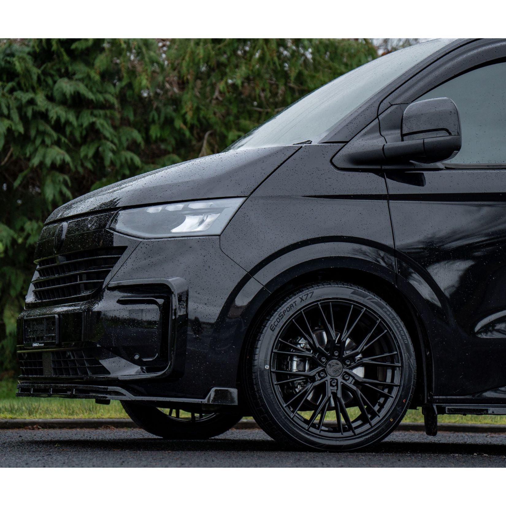 Volkswagen Transporter T7 LWB 2025 on V1 Premium Aero Kit In Gloss Black
