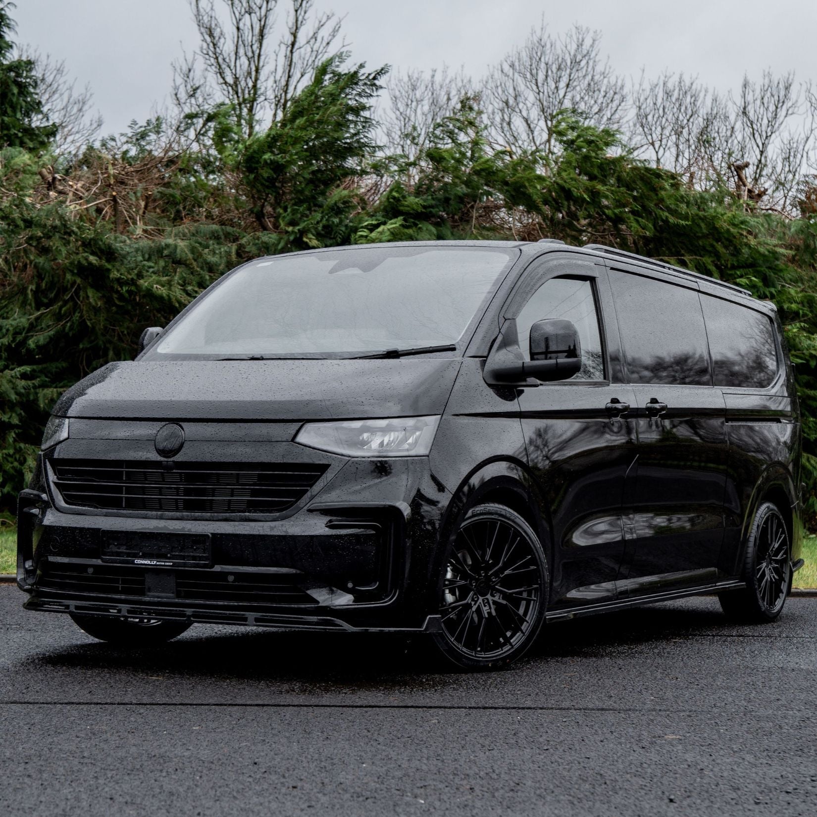 Volkswagen Transporter T7 LWB 2025 on V1 Premium Aero Kit In Gloss Black