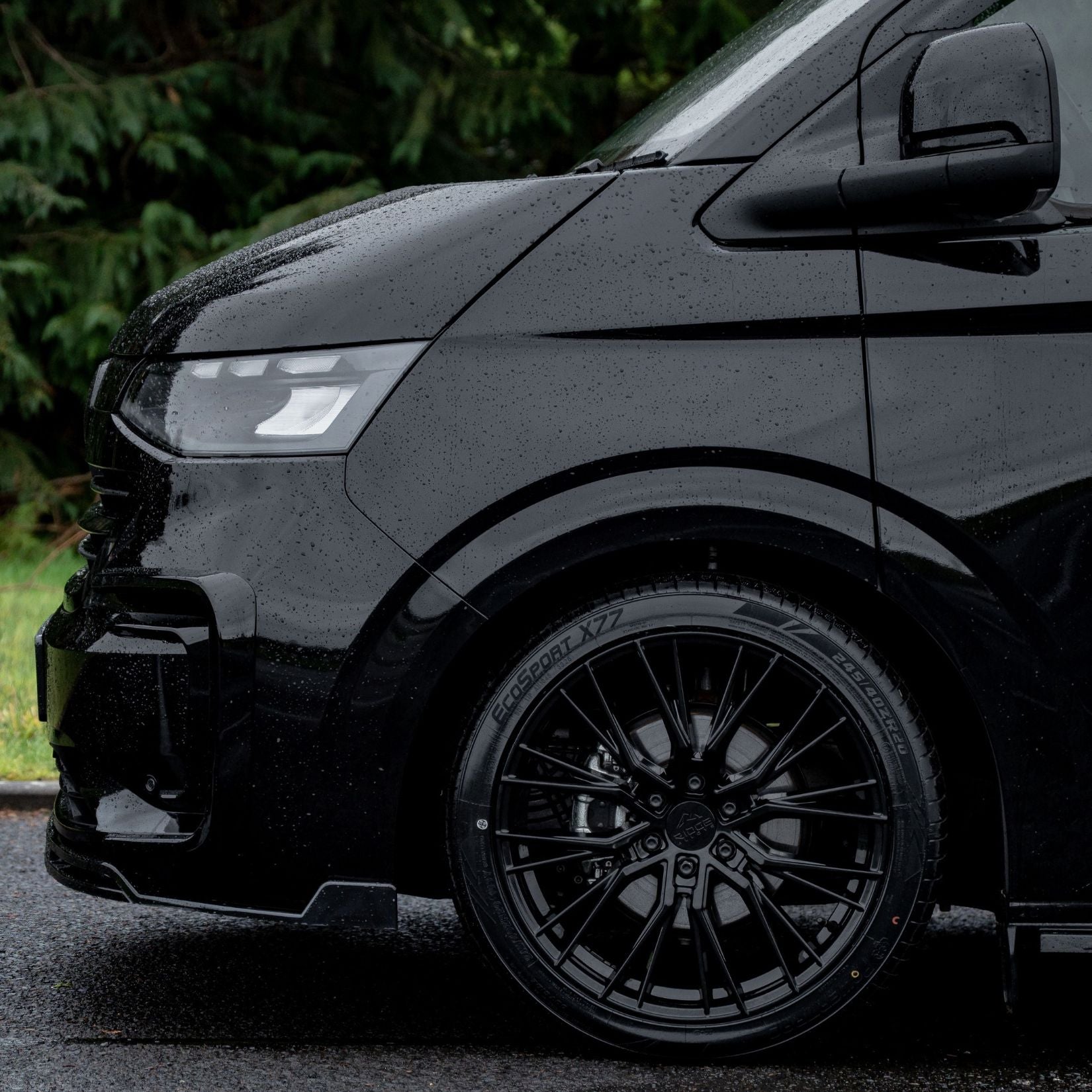 Volkswagen Transporter T7 LWB 2025 on V1 Premium Aero Kit In Gloss Black