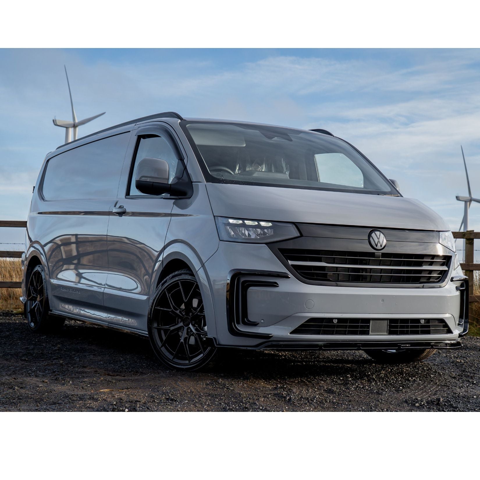 Volkswagen Transporter T7 LWB 2025 on V1 Premium Aero Kit In Gloss Black