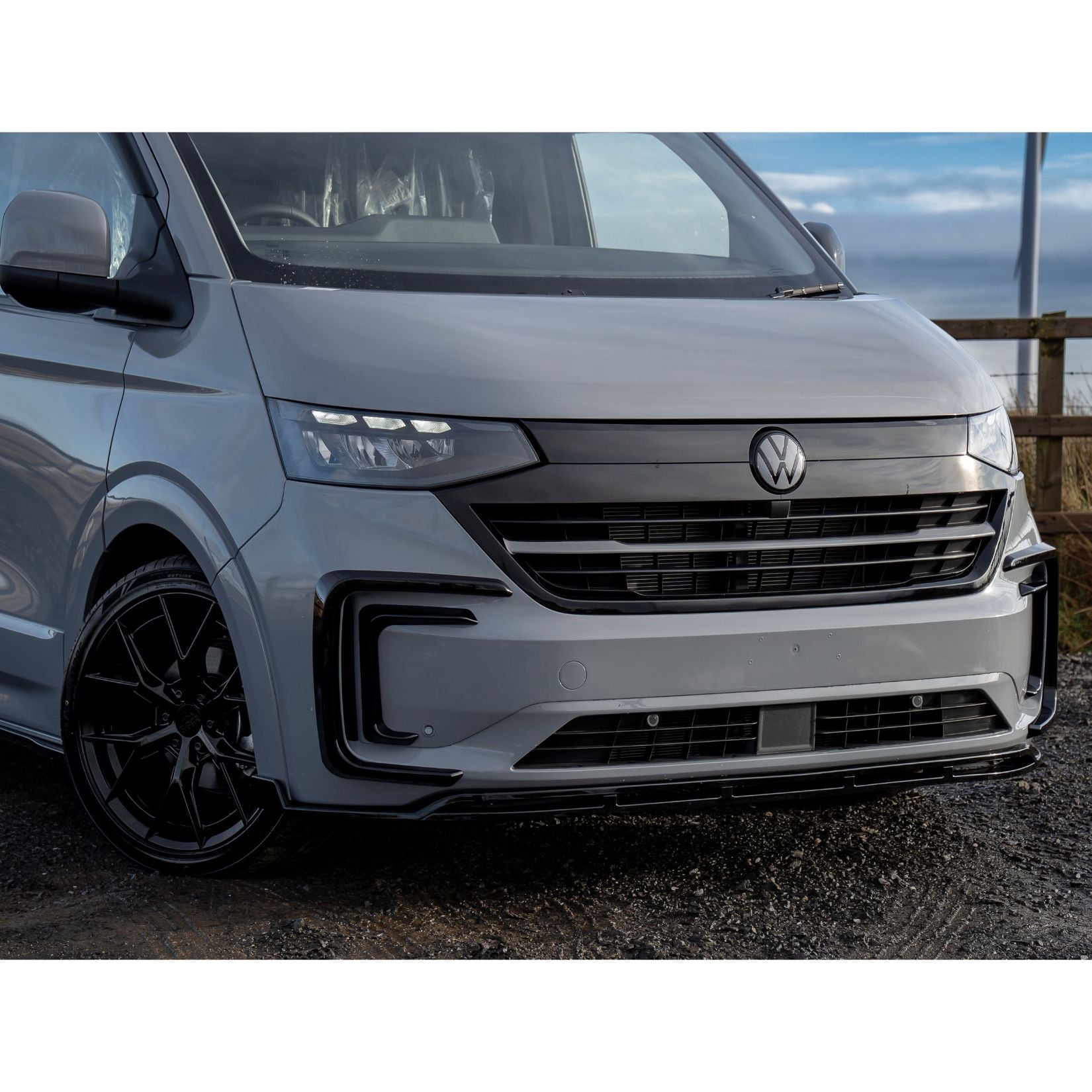 Volkswagen Transporter T7 LWB 2025 on V1 Premium Aero Kit In Gloss Black