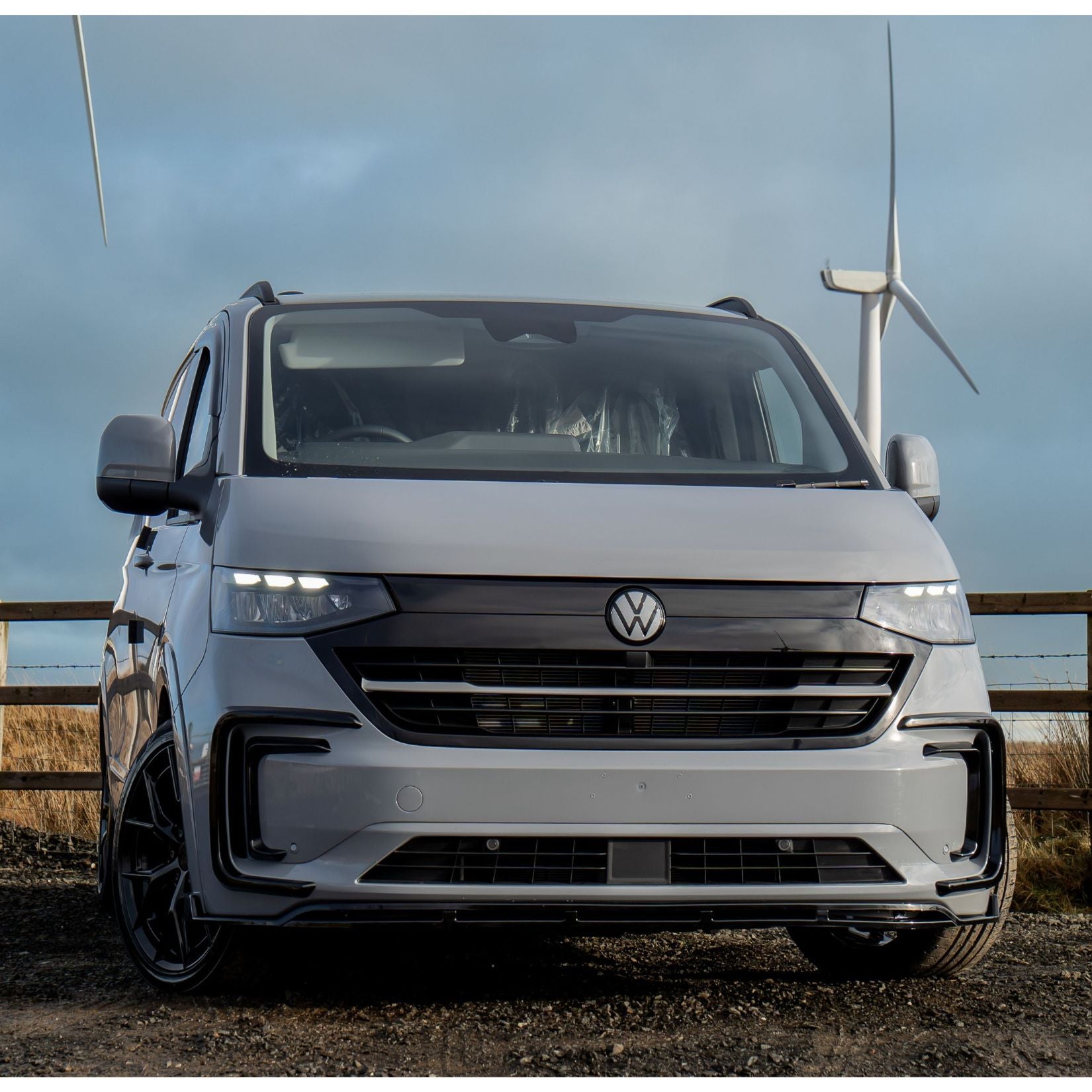 Volkswagen Transporter T7 LWB 2025 on V1 Premium Aero Kit In Gloss Black