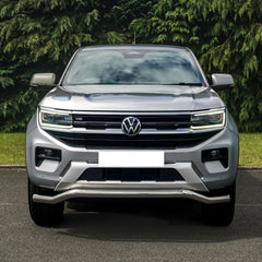 Vw Amarok 2023 On Stainless Steel Twisted Front Spoiler Bar