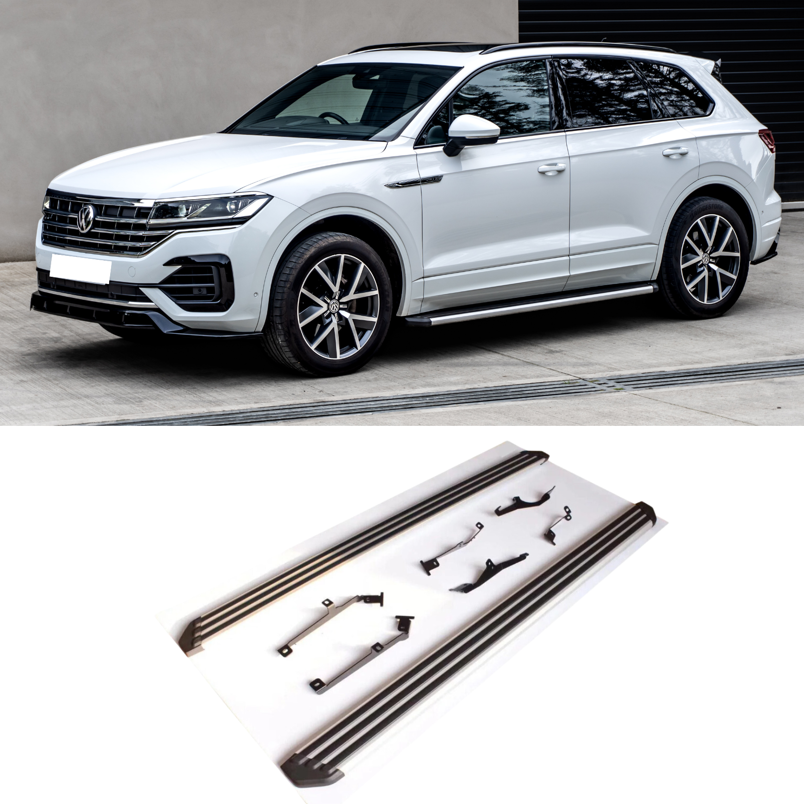 Vw Touareg 2019 On Side Steps Running Boards - Pair