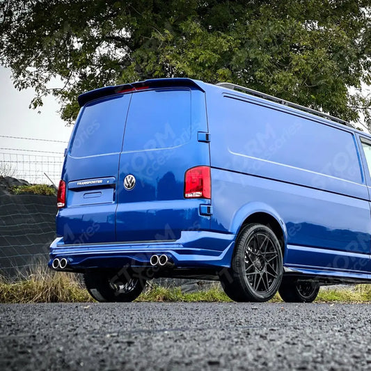Abt Rear Skirt Bumper Set Barn Doors For Vw Transporter T6.1 2019 - 2024