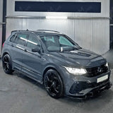 Aero Body Kit Gloss Black For Volkswagen Tiguan MK2 R / R-LINE 2020-2024