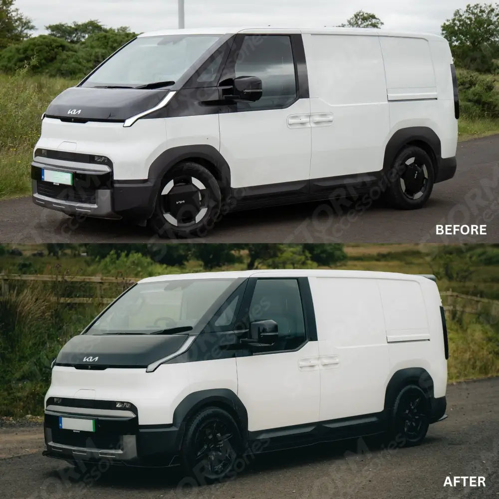 Aero Body Kit In Gloss Black For Kia PV5 Cargo 2025+
