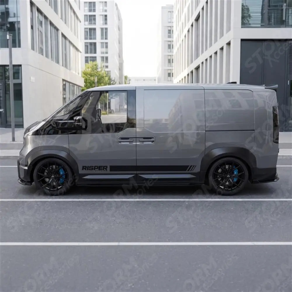 Aero Body Kit In Gloss Black For Kia PV5 Cargo 2025+