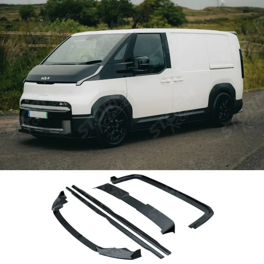 Aero Body Kit In Gloss Black For Kia PV5 Cargo 2025+