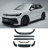 Aero Body Kit In Gloss Black For VW Tiguan R-Line MK3 2024 On