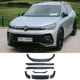 Aero Body Kit In Gloss Black For VW Tiguan R-Line MK3 2024 On