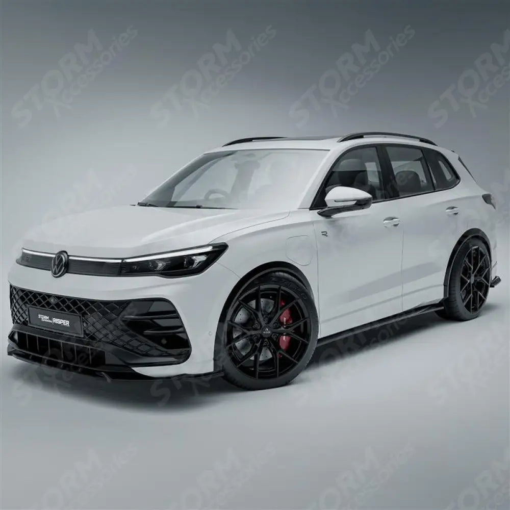 Aero Body Kit In Gloss Black For VW Tiguan R-Line MK3 2024 On