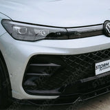 Aero Body Kit In Gloss Black For VW Tiguan R-Line MK3 2024 On