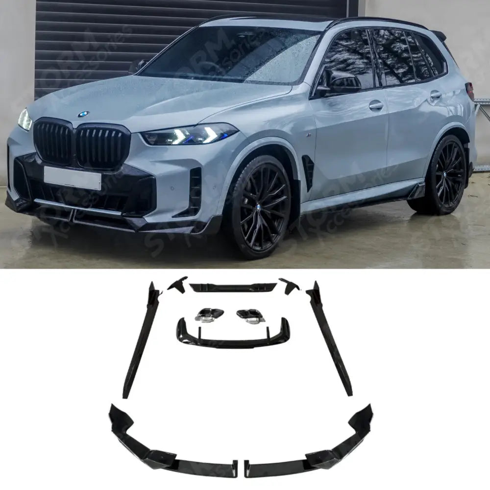 Aero Kit In Gloss Black By Risper For Bmw X5 G05 Lci 2023+