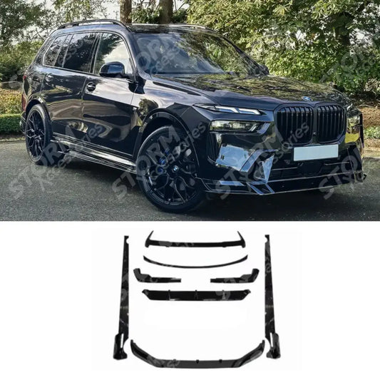 Aero Kit In Gloss Black For BMW X7 G07 LCI M Sport 2023+